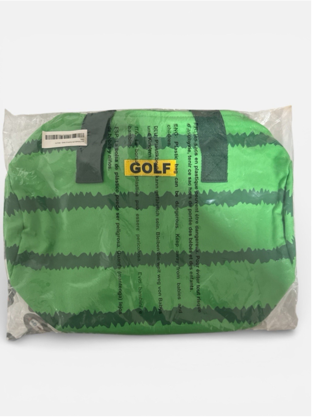NEW GOLF Tyrie Cam Flog GNAW watermelon Duffle Bag. New sealed.